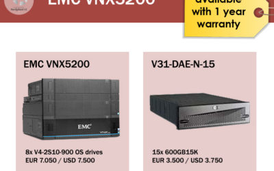 EMC Storage systems – Available now!